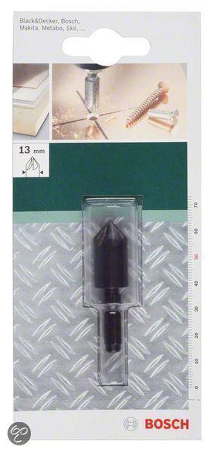 Bosch Accessories 2609255125 2609255125 Kegelverzinkboor 10 mm Gereedschapsstaal Geslepen 1/4 (6.3 mm) 1 stuk(s)
