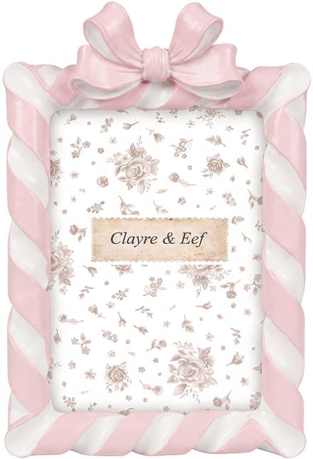 Clayre & Eef Fotolijst Roze Kunststof