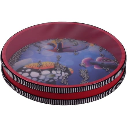 10 '' massief houten oceaantrommel Sea Wave Frame Drum muzikaal speelgoed
