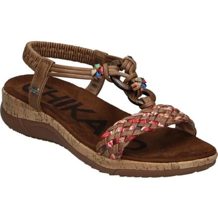 Sandalen met sleehak Chika 10 115674