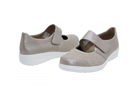 Solidus Velcroschoenen - Solidus kate perlato sabbia velcroschoen