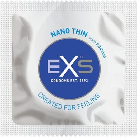 Exs Nano Thin Condooms - Dunste condoom die er bestaan - 100 stuks