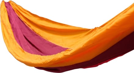 Hangmat - Buitenkado - 300cm - parachutestof - rood/oranje - hoes