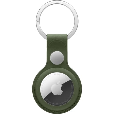 FineWoven AirTag‑sleutelhanger (Zonder AirTag ) - Mosgroen
