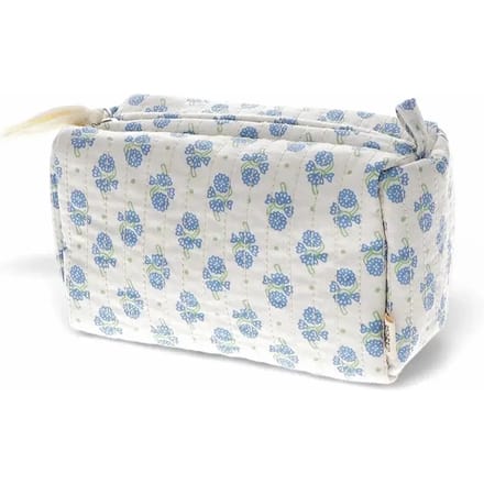 Gewatteerde toilettas Rex London Cornflower