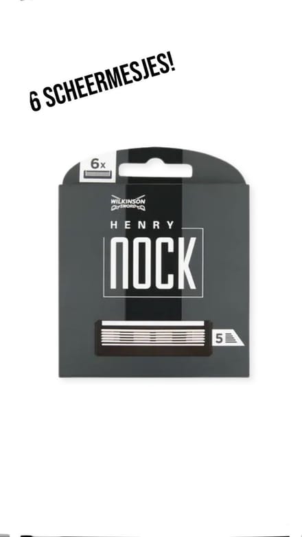 Wilkinson - Henry - Nock - 6 Scheermesjes