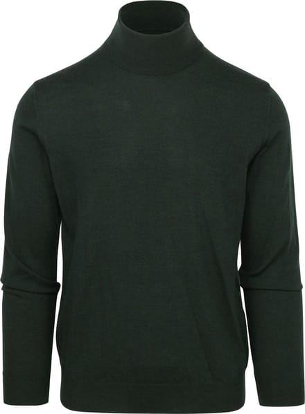 Suitable Merino Coltrui Donkergroen - Maat L - Heren