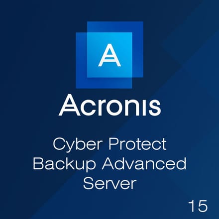Acronis Cyber Proect Backup Advanced Server Corporate 1 Jaar Nieuwe Aankoop