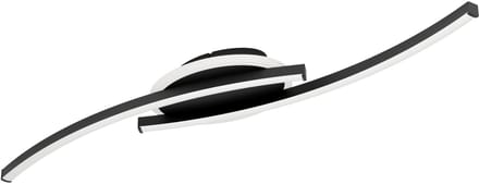 EGLO Lungolago Plafondlamp - LED - 74 cm - Zwart|Wit - Dimbaar