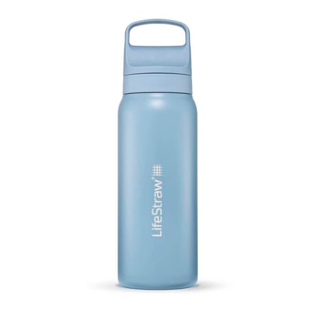 LifeStraw waterfilterfles Go 2.0 RVS Icelandic Blue geïsoleerd 1 liter - Blauw