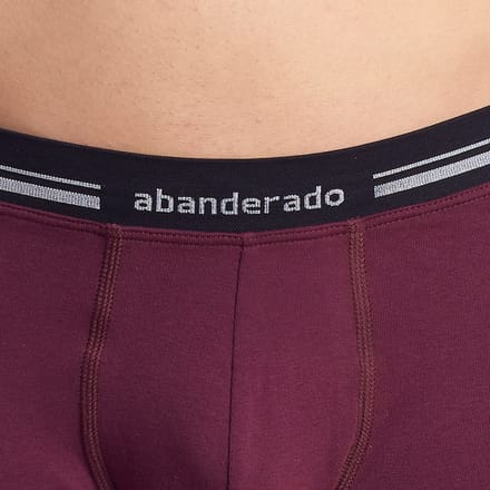 Herren-Boxershorts aus elastischer Baumwolle mit extra weichem Bund A077I