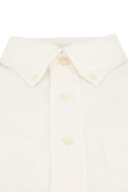 Gant casual overhemd Regular Fit wit effen met borstzak