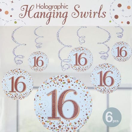 Oaktree - Swirls Sparkling Rose Gold - 16 jaar
