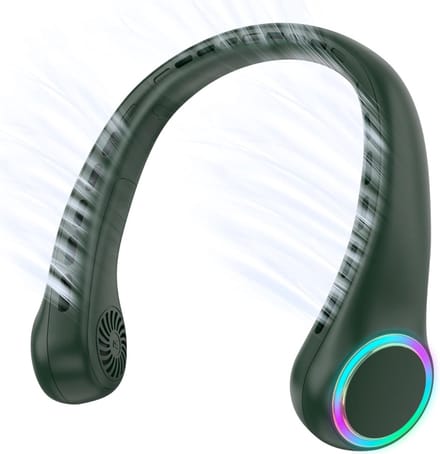 REN® Nek Ventilator - Hals Ventilator - Mini Ventilator - 3 Standen - Lichtroze - 6cm x 21cm x 21cm