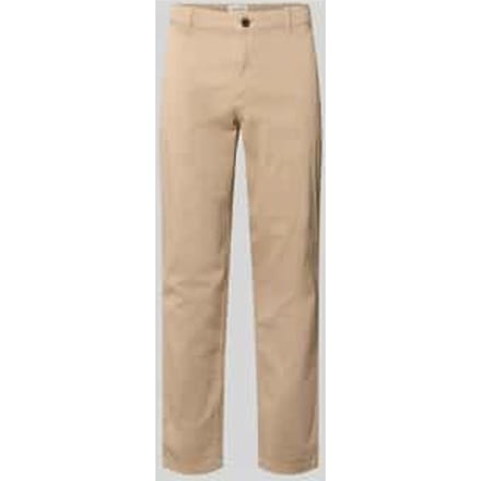 straight fit chino met steekzakken model 'Vance'