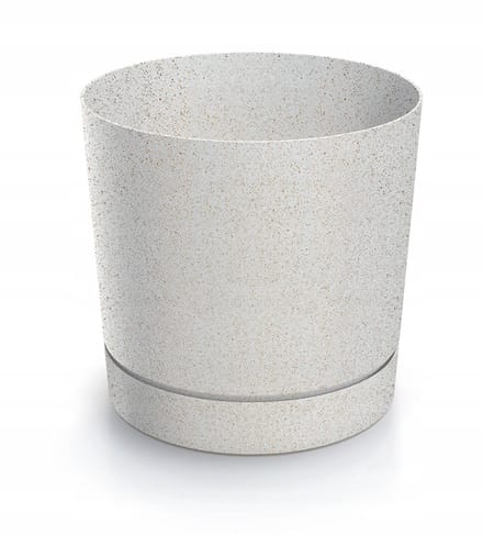 Tubo P Eco Houten Pot - Wit 19,9cm