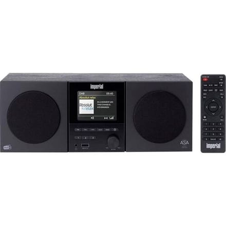 Imperial DABMAN-220BK - DAB+ / FM Radio - Bluetooth - Stereo - USB - Zwart