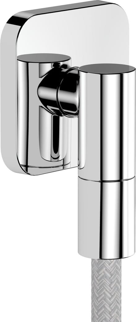 hansgrohe FixFit Fine Q muuraansluitbocht zonder terugslagklep chroom