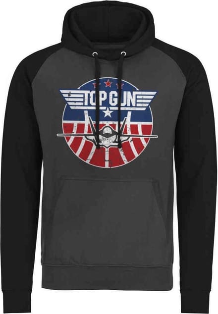 Top Gun Hoodie/trui -2XL- Tomcat Grijs/Zwart