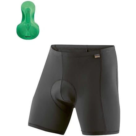 Gonso Fietsbroek Sitivo-u Heren Polyamide Zwart/groen Maat M
