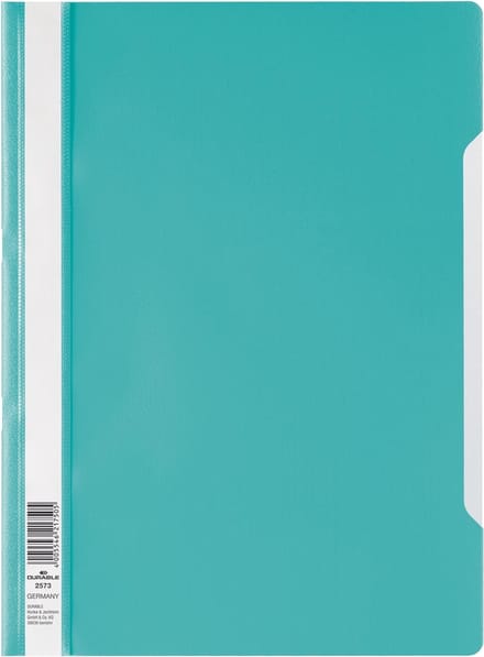 Durable snelhechtmap, turkoois 50 stuks