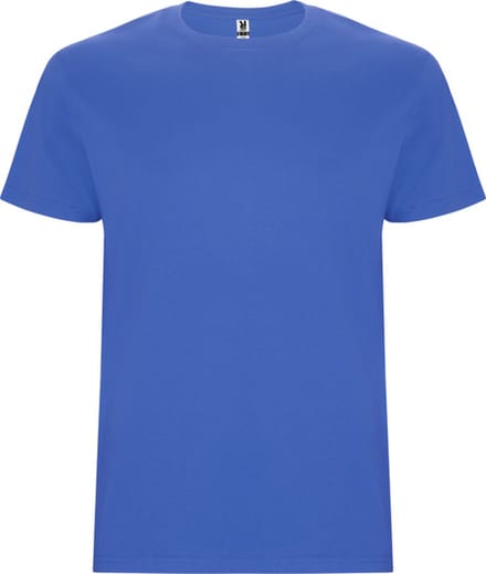 4 Pack T-shirts unisex met korte mouwen, 190 gram 'Stafford' Riviera Blue - L