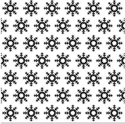 EEB005 Background Embossingfolder sneeuwvlokken, snowflakes Nellie Snellen
