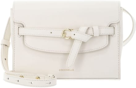 COCCINELLE Leren schoudertas Sabine Handbag Pearl crème