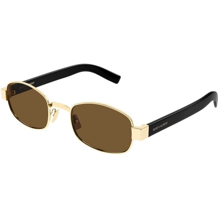 Saint Laurent Zonnebril Goud/Bruin