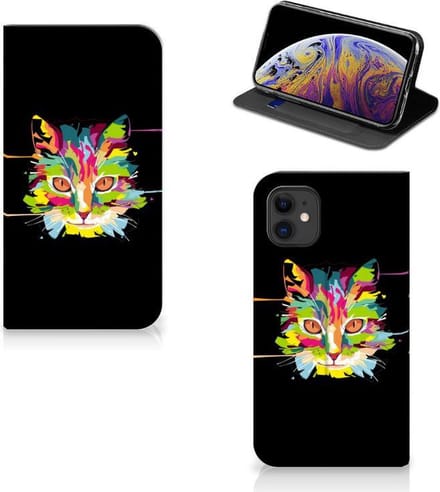 Apple iPhone 11 Magnet Case Cat Color