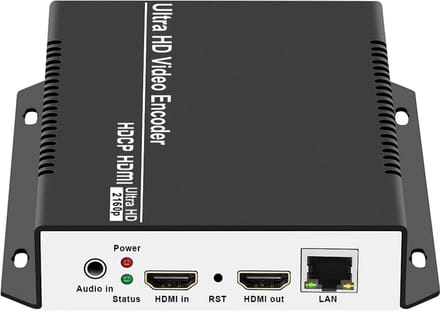 1080P HDMI naar IP Videostreaming Encoder met H.265/H.264 Ondersteuning voor RTSP, RTMP(S), SRT en HLS