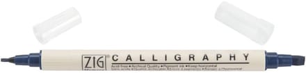 Zig Calligraphy Dual Tip 2mm & 5mm - Navy
