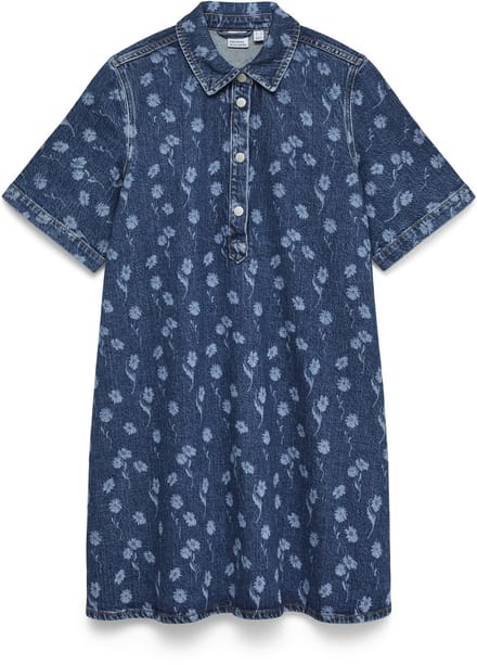 VERO MODA - VMOCINA SS LASER DENIM DRESS - Dames - Mini jurken