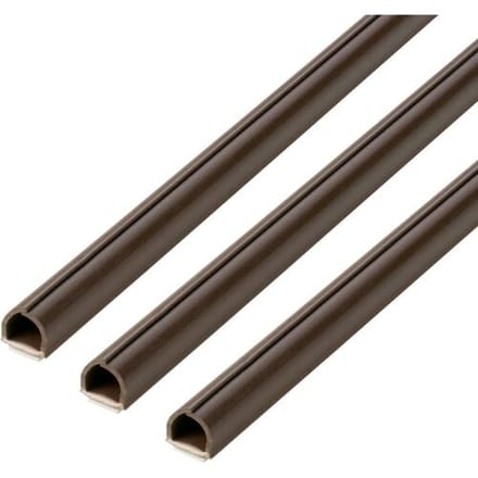 cablefix 160697 Kabelgoot (l x b x h) 10 x 10 x 1000 mm Bruin 1 set(s)