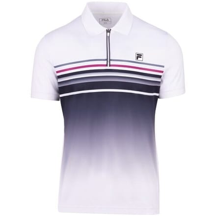 Fila Diego - Poloshirt - Wit/Grijs - XXL