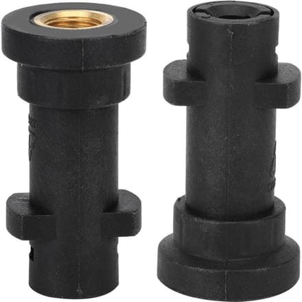 Adaptateur Buse d'Eau G1/4 pour Nettoyeur Haute Pression Joint de Buse Compatible Karcher K2 K7 black