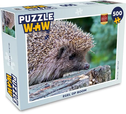 Puzzel Egel op boom - Legpuzzel - Puzzel 500 stukjes