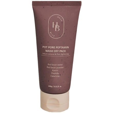 [HEVE BLUE] Pot Pore Peptamin Wash Off-pakket van 100 g gray