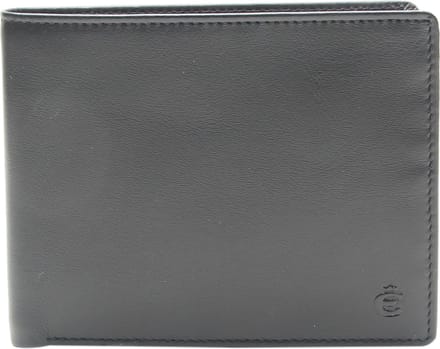 Esquire Portemonnee Slim Wallet Black Zwart