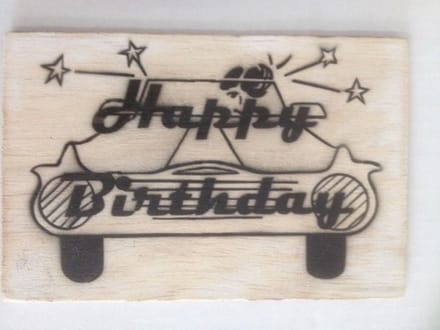 Postkaart Happy Birthday
