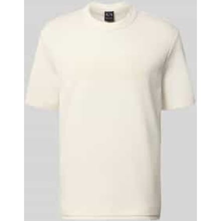 T-shirt met logo en ronde hals
