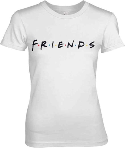 Friends Dames Tshirt -S- Logo Wit