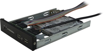 Inter-Tech 2U 20240 - rack behuizing - 2U - MB 30.5x19.1cm - 2x 80mm fan - zwart