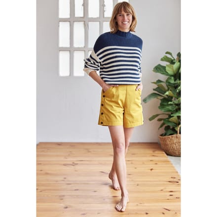 TWOTHIRDS Weighen - Mustard Größe: 34 | Kurze Sporthosen Outlet | Damen | Gelb