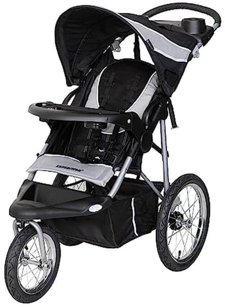 Lichte Jogger Kinderwagen met Verstelbare Zitting en Offroad-Banden