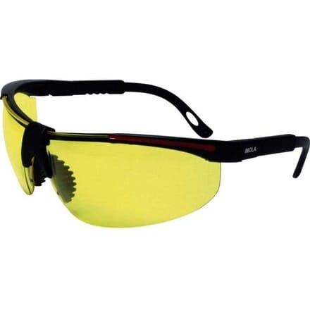 protectionworld 2012008 Veiligheidsbril Incl. UV-bescherming Zwart, Rood