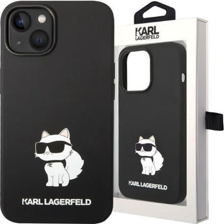 Karl Lagerfeld Silicone Choupette case for iPhone 14 Plus - black