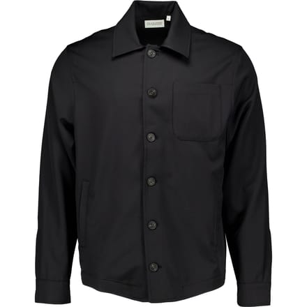 Duquezzi Wool Blend Overshirt Overshirts Zwart Dqa30026005