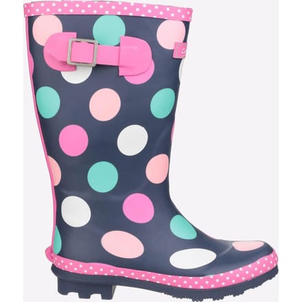 Cotswold Dotty Rubber Multicoloured Wellington Boots