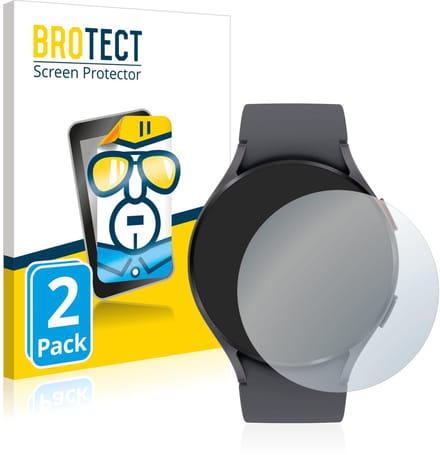 BROTECT - Screenprotector voor Garmin Fenix 6S Pro - Folie Beschermfolie transparant 2 Stuks